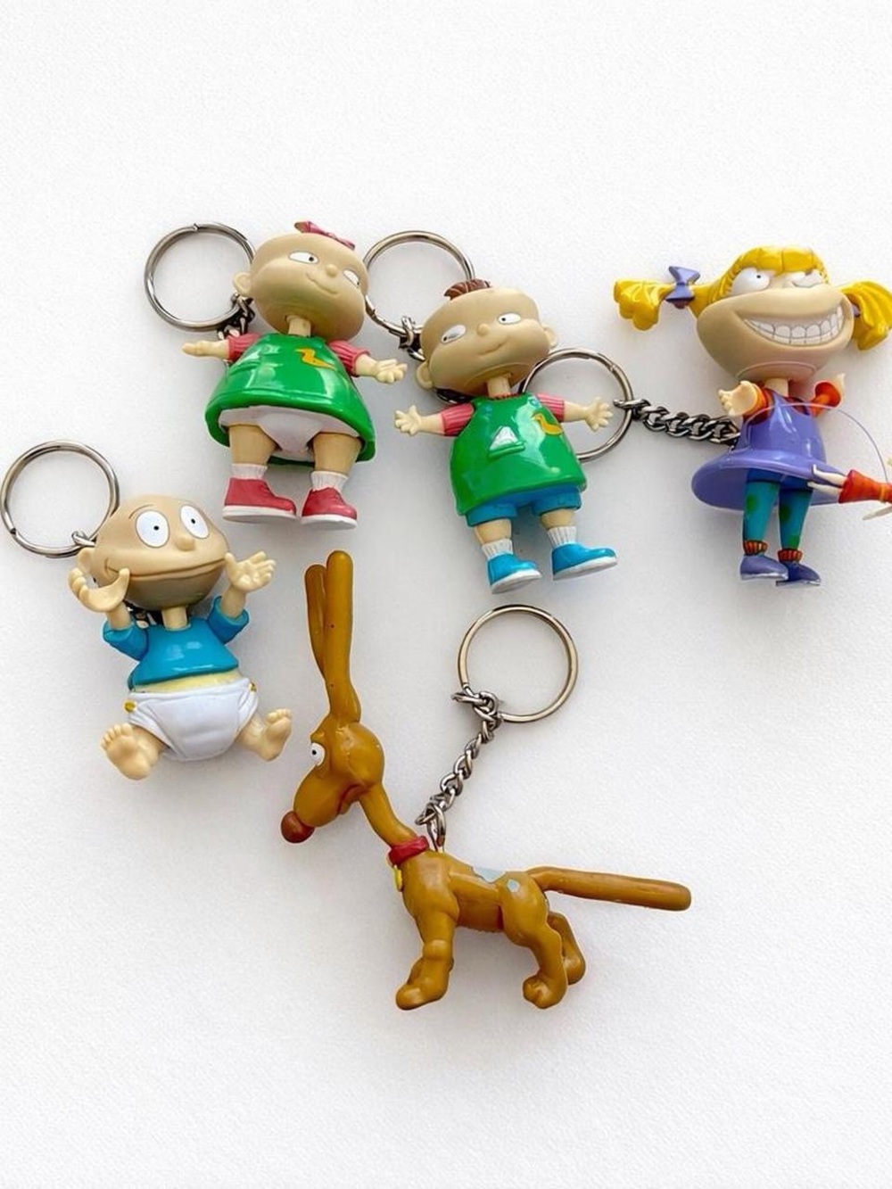 Rugrats Keychain Bundle 90s Nickelodeon Tommy Angelica Y2K Retro